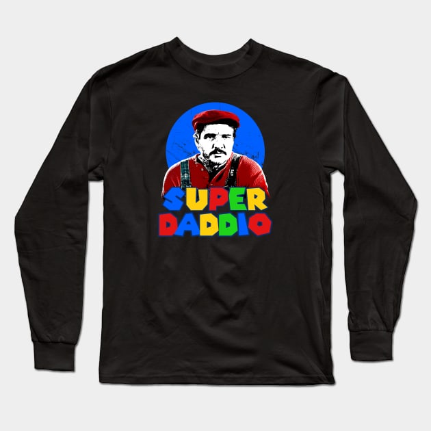 Super Daddio Long Sleeve T-Shirt by technofaze